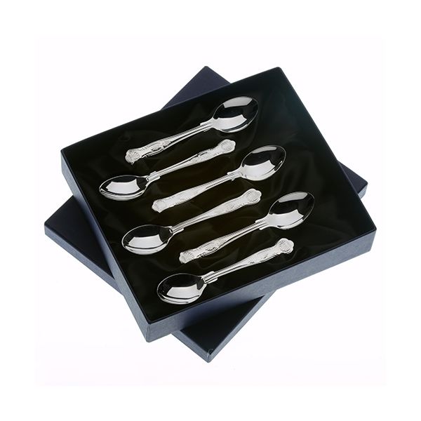 Arthur Price Kings Sovereign Stainless Steel Set of 6 Coffee Spoons