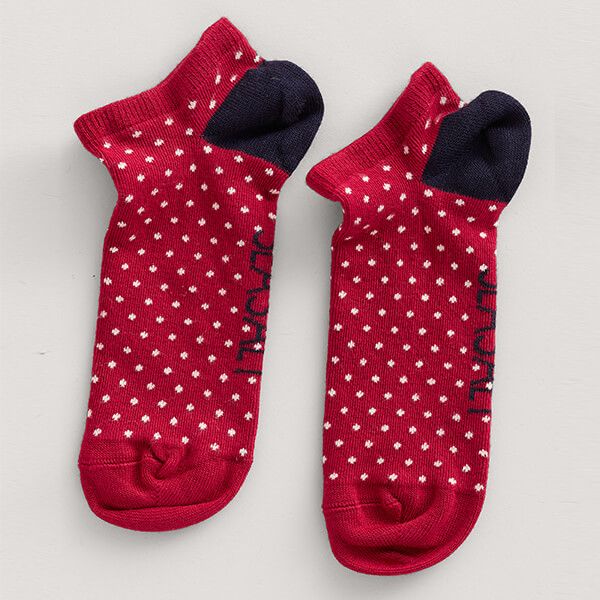 Seasalt Everyday Trainer Socks Mini Confetti Dahlia Size 4-7