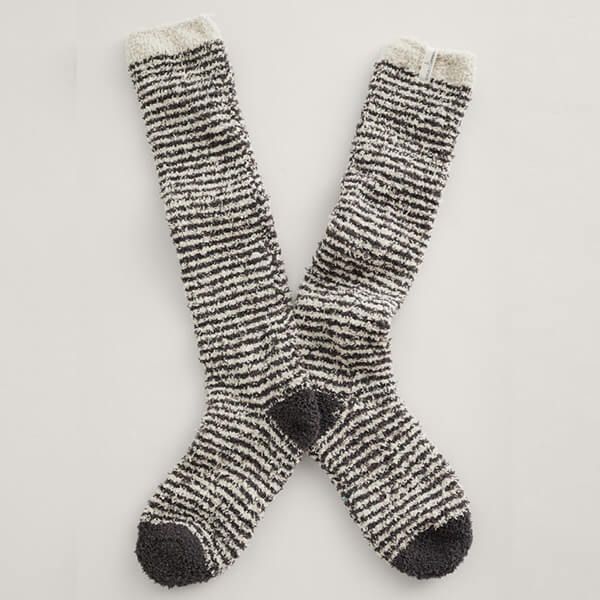 Seasalt Fluffies Socks Long Narrows Slate Size 3-8