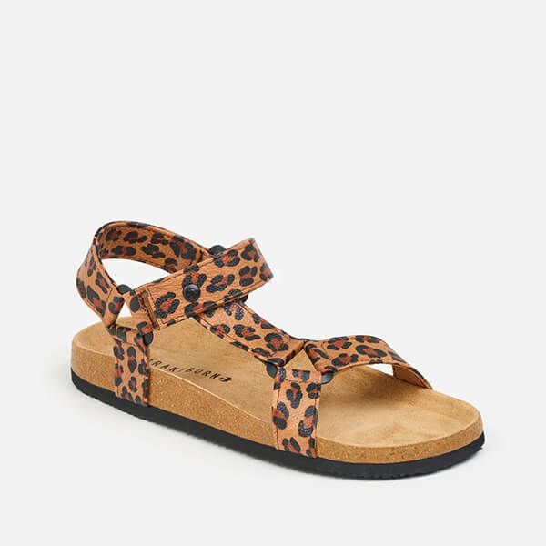 Brakeburn Leopard Strappy Sandals