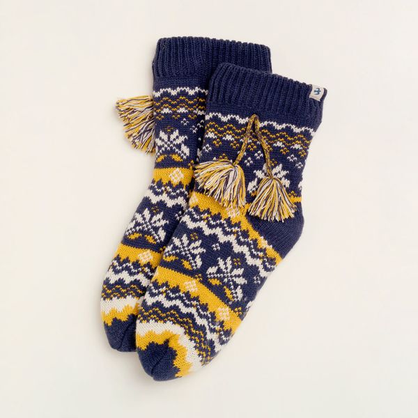 Brakeburn Nordic Knitted Slipper Socks One Size 
