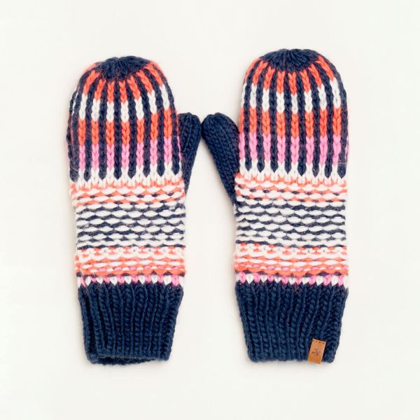 Brakeburn Textured Stripe Knitted Gloves