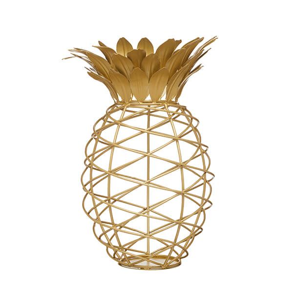 BarCraft Gold Finish Pineapple Cork Collector