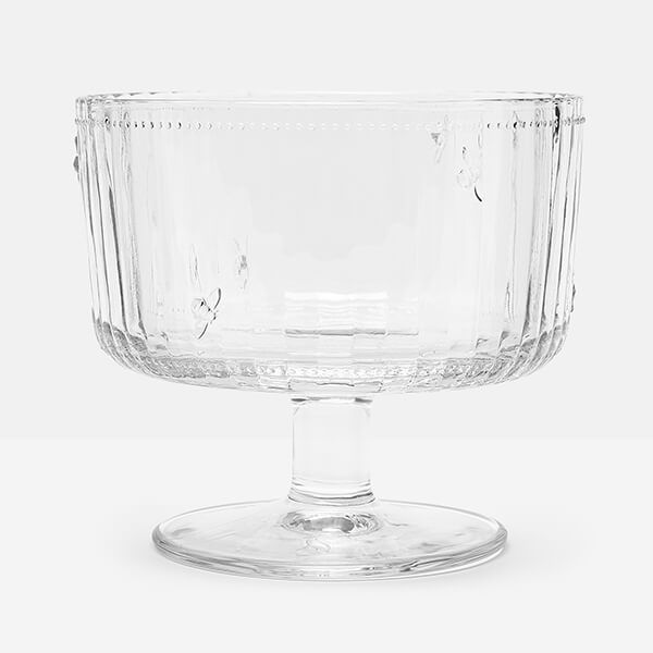 Joules Bees Glass Trifle Bowl