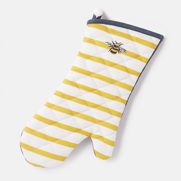 Joules Bee And Striped Single Oven Mitt