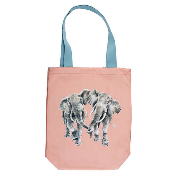 Wrendale Designs 'Age Is Irrelephant' Canvas Tote Bag