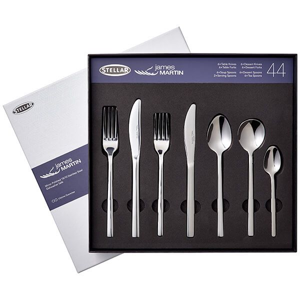 James Martin 44 Piece Cutlery Gift Box Set