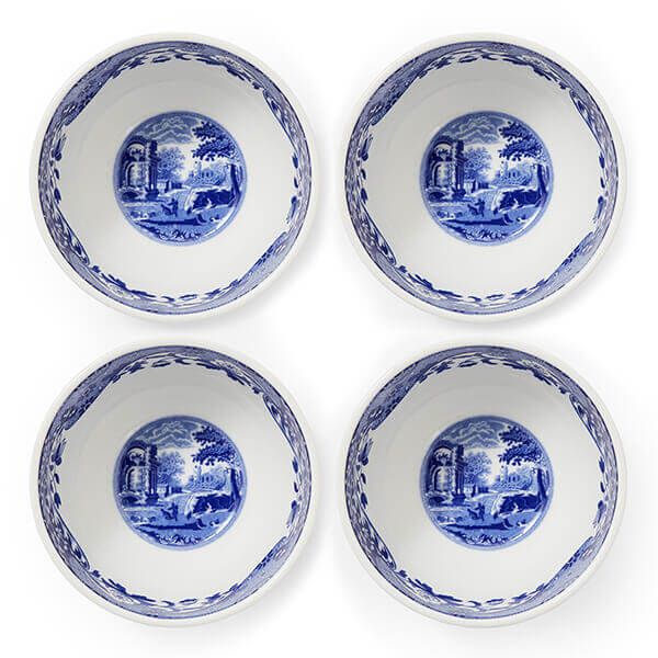 Spode Blue Italian Set of 4 Dip Bowls