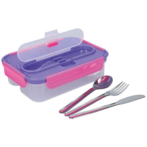Built Active 1 Litre Lunch Box with Cutlery