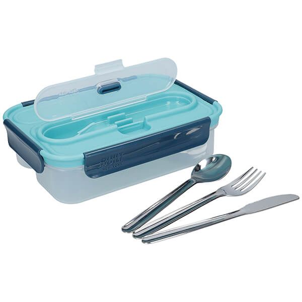 Built Retro 1 Litre Lunch Box with Cutlery