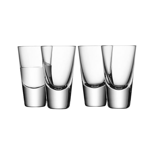 LSA Bar Vodka Glass Set Of Four