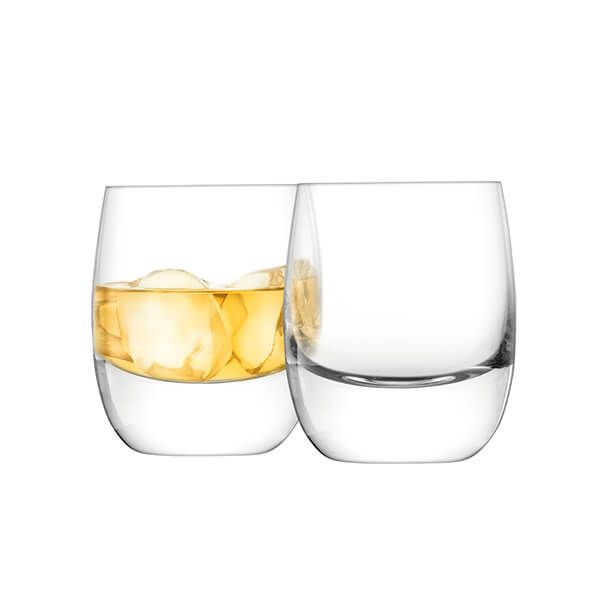 LSA Bar Whisky Tumbler 275ml Clear Set Of Two