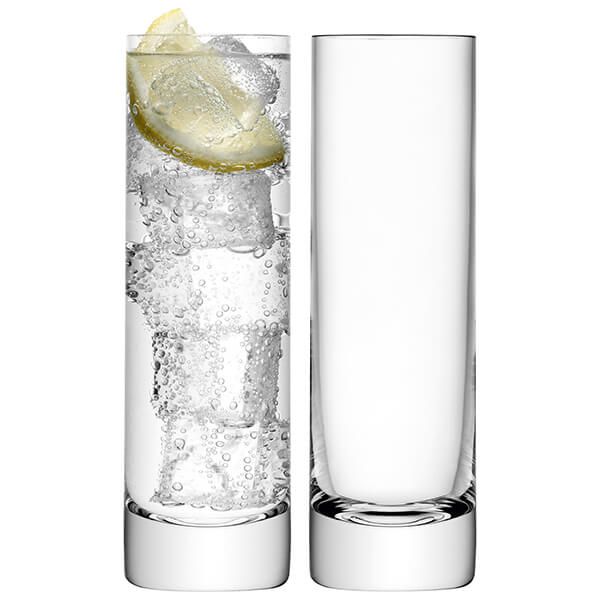 LSA Bar Long Drink Glass 250ml Clear Set of Two