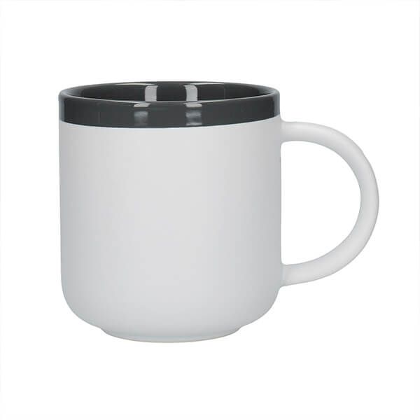 La Cafetiere Barcelona 450ml Latte Mug Cool Grey