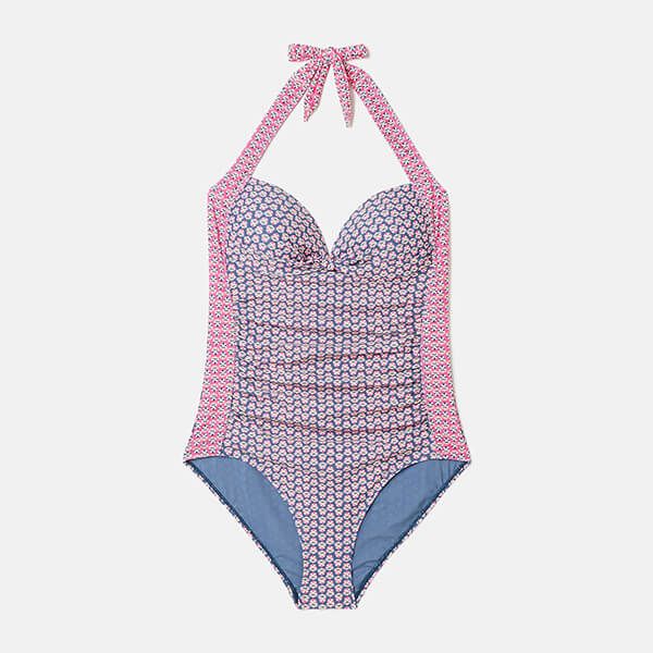 Joules Pink Multi Jasmine Swimsuit