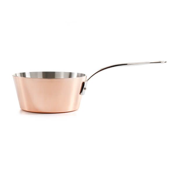 Samuel Groves Copper Induction 16cm Tapered Milkpan