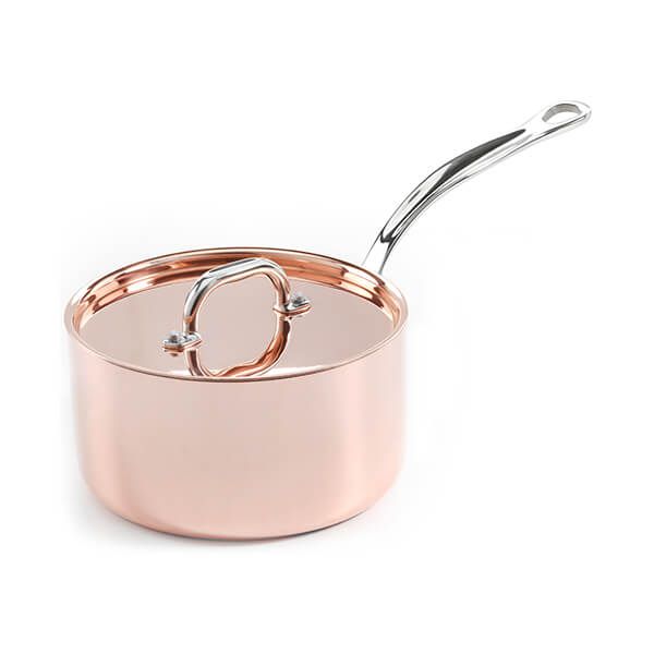 Samuel Groves Copper Induction 18cm Saucepan with Lid