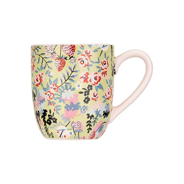 Cath Kidston Painted Table Ditsy Floral Breakfast Mug Green