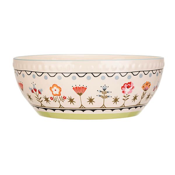 Cath Kidston Painted Table Ceramic Large Serving Bowl 26cm
