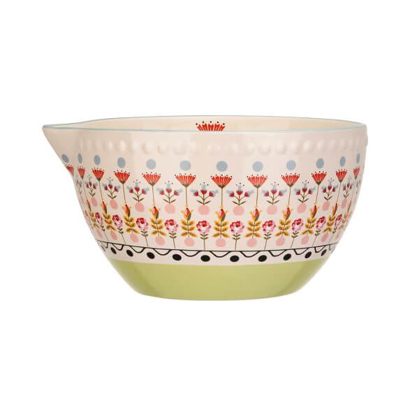 Cath Kidston Painted Table Ceramic Mixing Bowl 23cm