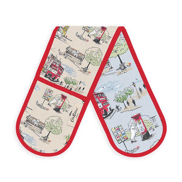 Cath Kidston Billie Goes To Town Double Oven Glove