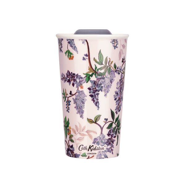 Cath Kidston Wisteria Ceramic Travel Mug 300ml