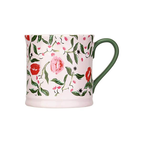 Cath Kidston Christmas Mistletoe Mug Pink