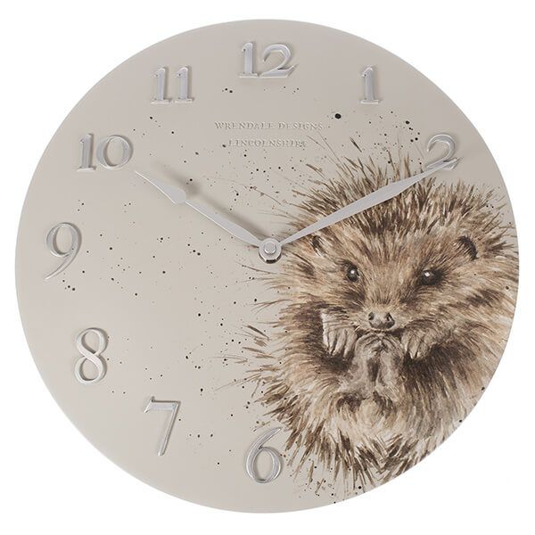 Wrendale Hedgehog Clock
