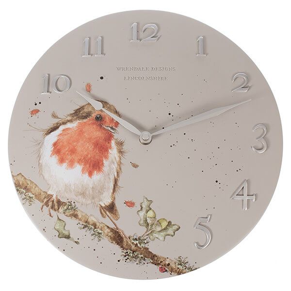Wrendale Robin Clock