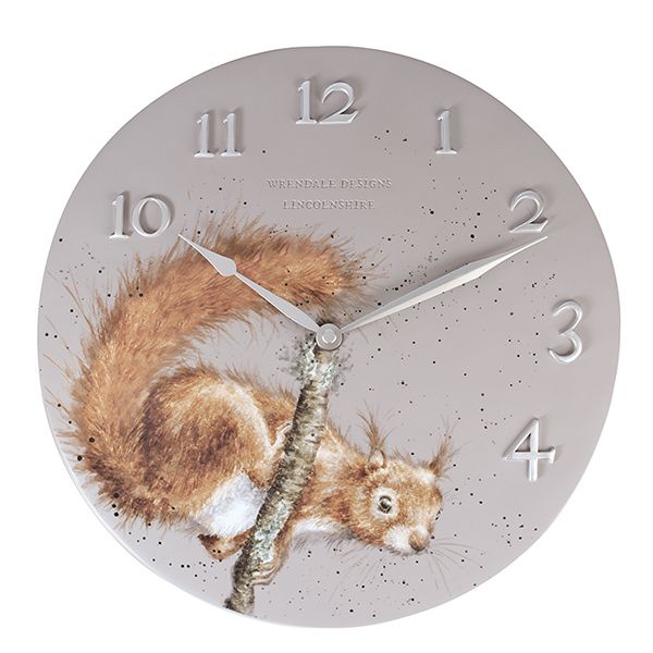 Wrendale Designs Squirrel Clock