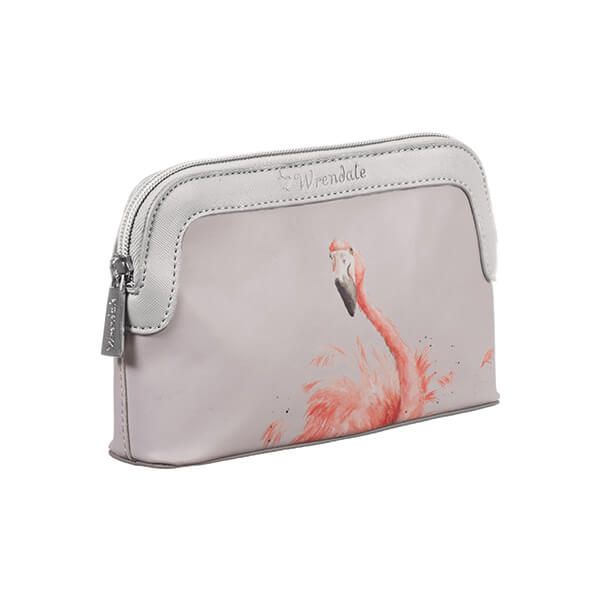 Wrendale Designs Flamingo Small Cosmetic Bag - Pink Lady