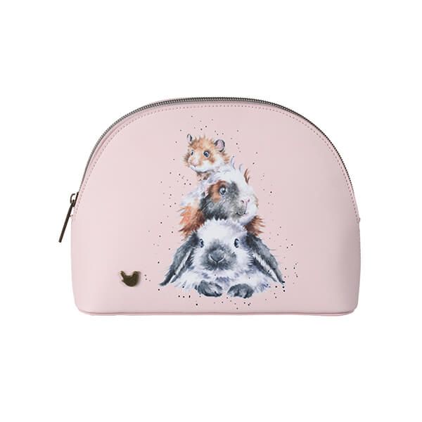 Wrendale Designs 'Piggy In The Middle' Medium Cosmetic Bag 