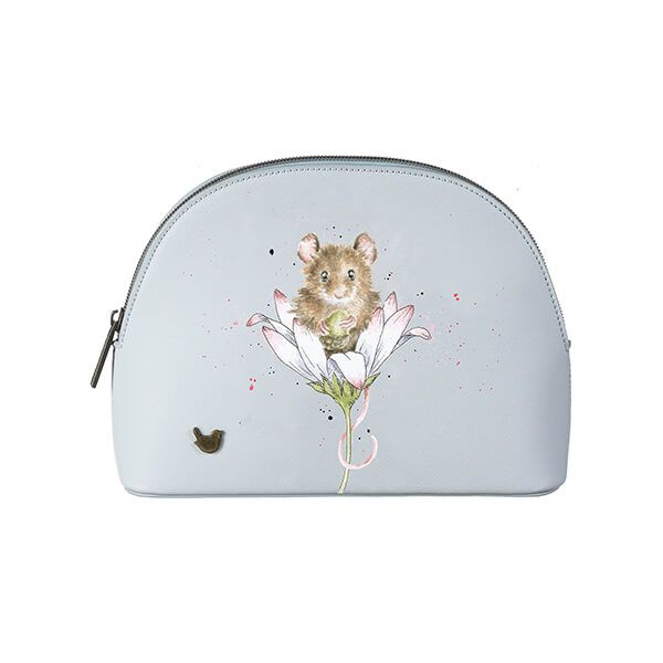 Wrendale Designs Medium Mouse Cosmetic Bag - Mouse and Daisy