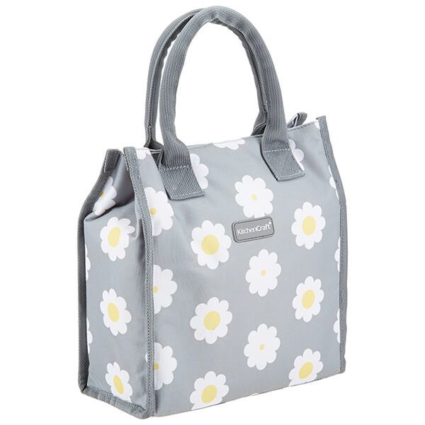 KitchenCraft 4 Litre Retro Flower Dot Lunch And Snack Cool Bag