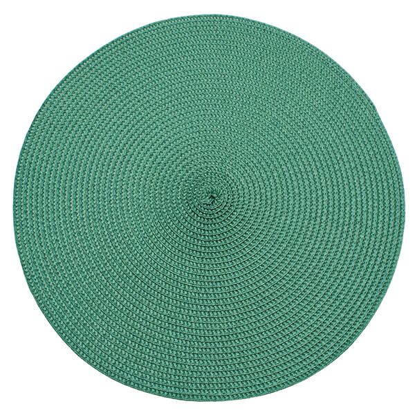 Walton & Co Green Circular Ribbed Placemat