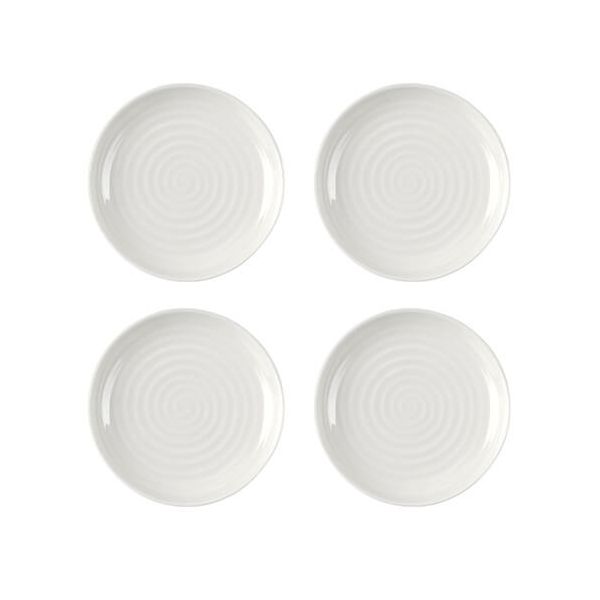 Sophie Conran Coupe Plate White 4" Set Of 4