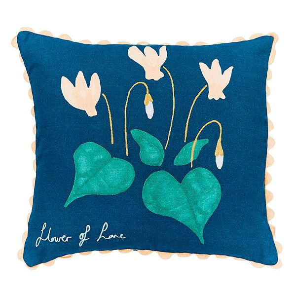 Scion Flower Of Love Cushion 45cm x 45cm Midnight