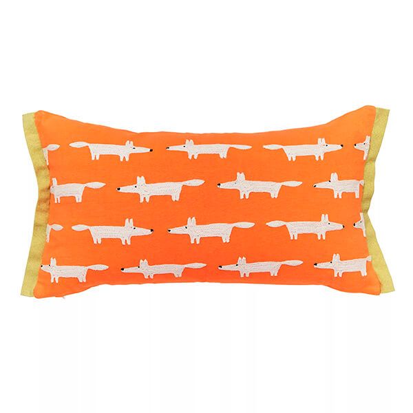 Scion Mr Fox Birthday Cushion 30cm x 50cm Confetti