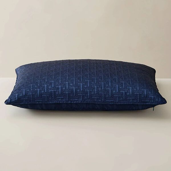Ted Baker T Quilted Cushion 60x40cm Navy