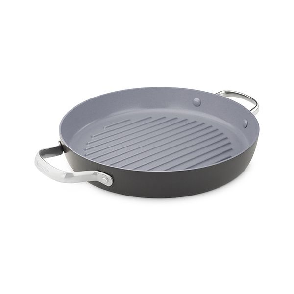 28cm Round Grill Pan Cw002342 002, Round Griddle Pan For Induction Hob