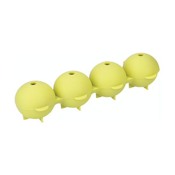 Colourworks Brights Green Easy Pop Silicone Spherical Ice Mould