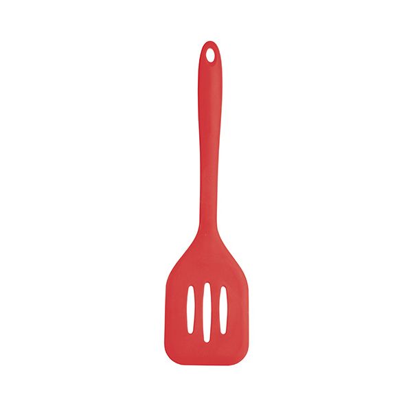 Colourworks Silicone Flexible 31cm Slotted Turner Red