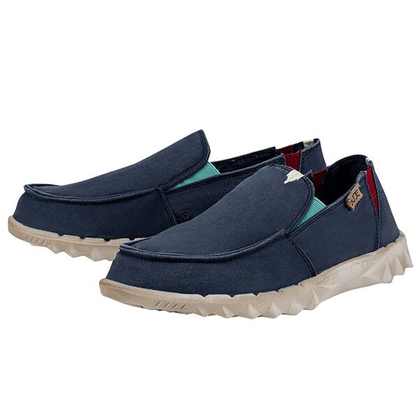 HeyDude Shoes Farty Washed Canvas Bluespace
