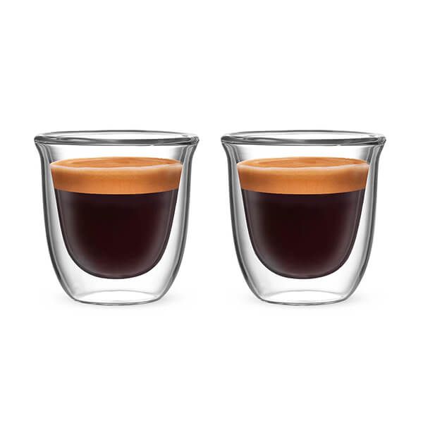 Bialetti Firenze Double Walled Espresso Glasses 80ml Set of 2