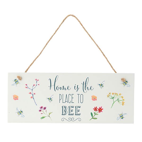 English Tableware Company Bee Happy Home Wall Plaque