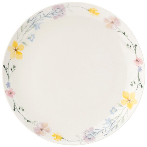 English Tableware Company Pressed Flowers Tea Plate