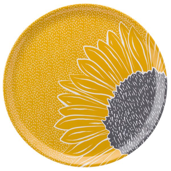 English Tableware Company Artisan Flower Round Tray
