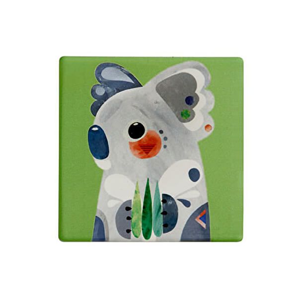 Maxwell & Williams Pete Cromer Ceramic Square 9.5cm Coaster Koala