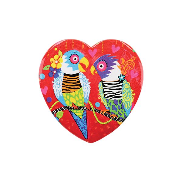 Maxwell & Williams Love Hearts Tiger Tiger 10cm Ceramic Coaster