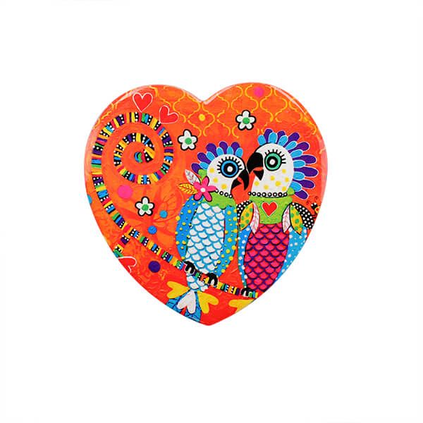 Maxwell & Williams Love Hearts Fan Club 10cm Ceramic Coaster